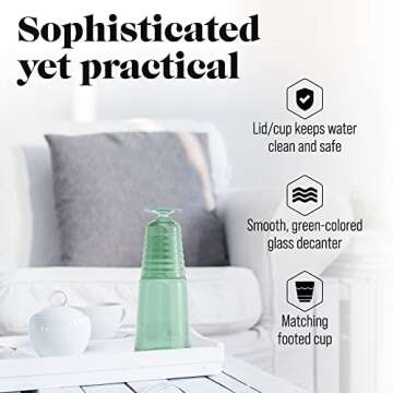 Stylish American Atelier Bedside Water Carafe Set for Your Home