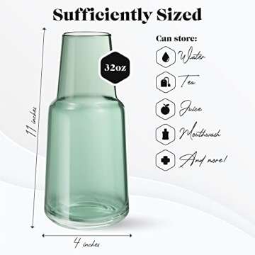 Stylish American Atelier Bedside Water Carafe Set for Your Home