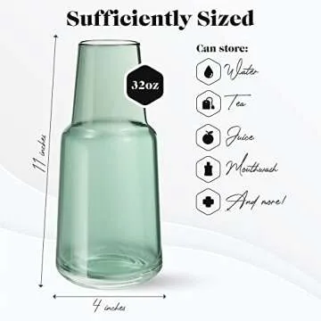 Stylish American Atelier Bedside Water Carafe Set for Your Home