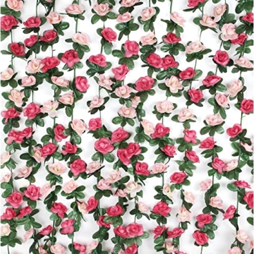 Stunning 16.4ft Flower Garland Set for Romantic Decor