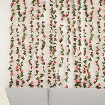 Stunning 16.4ft Flower Garland Set for Romantic Decor