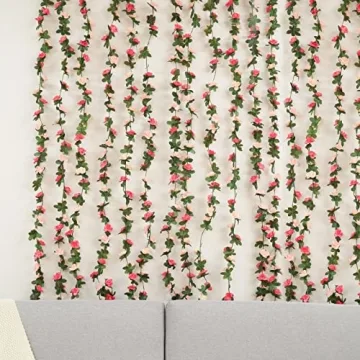 Stunning 16.4ft Flower Garland Set for Romantic Decor