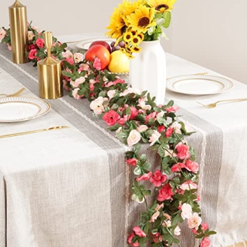 Stunning 16.4ft Flower Garland Set for Romantic Decor