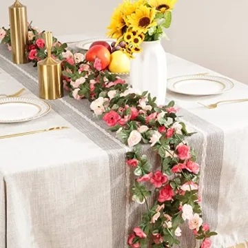 Stunning 16.4ft Flower Garland Set for Romantic Decor