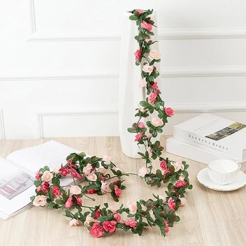 Stunning 16.4ft Flower Garland Set for Romantic Decor