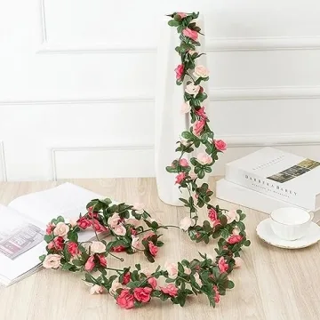 Stunning 16.4ft Flower Garland Set for Romantic Decor