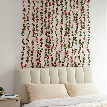 Stunning 16.4ft Flower Garland Set for Romantic Decor