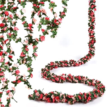 Stunning 16.4ft Flower Garland Set for Romantic Decor