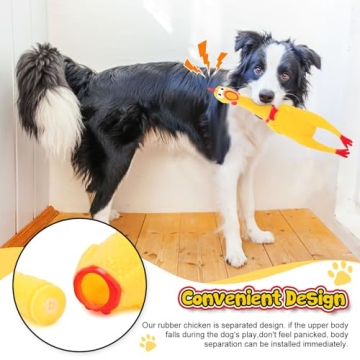 POPLAY Rubber Chicken - Fun Prank Toy for All Ages