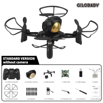 GILOBABY Mini Drone STEM Toy with 3D Flip for Kids