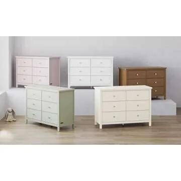 Graco Sasha 6-Drawer Dresser for Nursery - GREENGUARD Certified