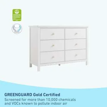 Graco Sasha 6-Drawer Dresser for Nursery - GREENGUARD Certified