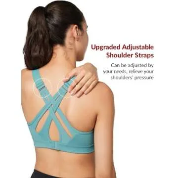Yvette Sports Bra for High Impact Comfort and Support