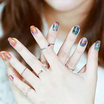 JERCLITY 336 Pieces Nail Polish Strips for Women