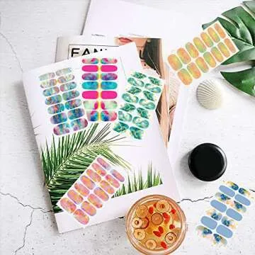 JERCLITY 336 Pieces Nail Polish Strips for Women