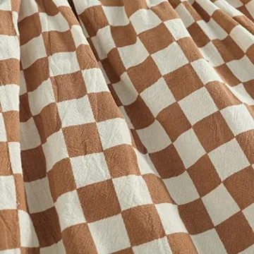 Stylish Baby Girl Checkerboard Jumpsuit for Summer Fun