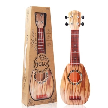 YOLOPLUS+ Mini Ukulele Toy for Kids 3-7 Years