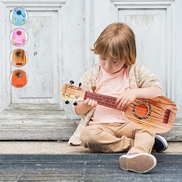 YOLOPLUS+ Mini Ukulele Toy for Kids 3-7 Years
