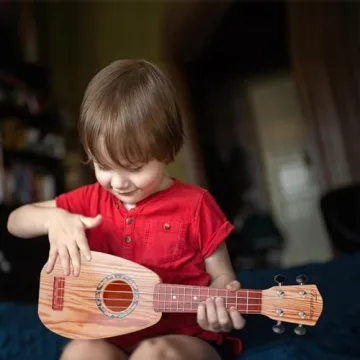 YOLOPLUS+ Mini Ukulele Toy for Kids 3-7 Years
