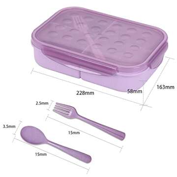 ASYH Bento Box Stylish Leakproof Lunch Box for All Ages