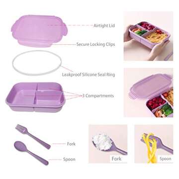 ASYH Bento Box Stylish Leakproof Lunch Box for All Ages
