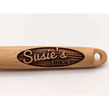 Personalized Wooden Spoon, Engraved Wooden Spoon, Personalized Spoon, Wooden Spoon, Gift for Her, Ba...