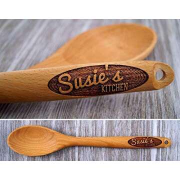 Personalized Wooden Spoon - Unique Cooking Gift