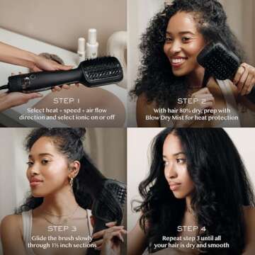 Kristin Ess Hair Volumizing Blow Dryer Brush for Fast Styling