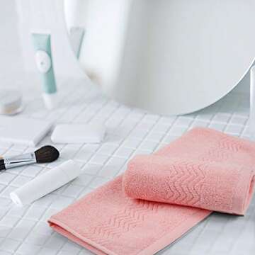 Cleanbear Soft Cotton Washcloths – 6 Pack for Women