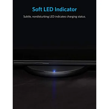 Anker Wireless Charger Ultra-Slim Qi-Certified for Fast Charging