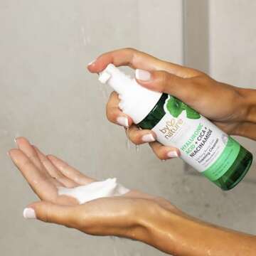 By Nature Foaming Cleanser with Hyaluronic Acid + Cica - Hydrating Face Cleanser For Bright and Fresh Skin - Skincare from New Zealand - 5 fl.oz