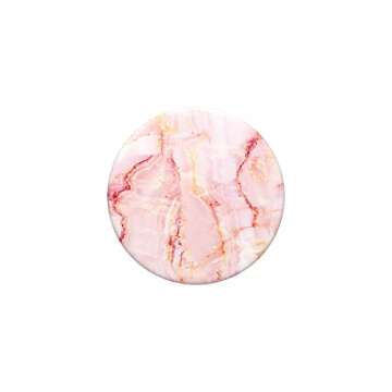 PopSockets Phone Grip with Expanding Kickstand, Rose Marble