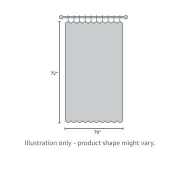 Creative Home Ideas Waffle Weave Shower Curtain Set, 70" x 72", Dark Grey Ombre 13 Piece