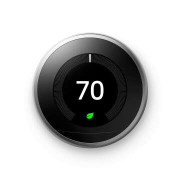 Google Nest Learning Thermostat - Smart Home Control - 3rd Gen - Works with Alexa