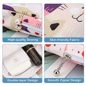 Design Wish Sanitary Pad Storage Bag for Teen Girls