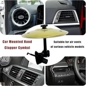 Car Cymbal Air Vent Mini Drum for Fun Road Trips