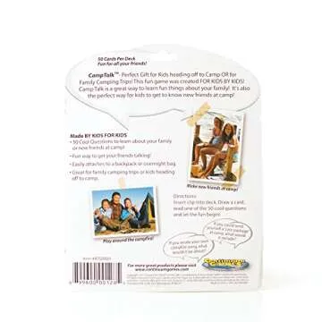 Around the Table Games Camp Talk Portable, Meaningful Conversation Starters