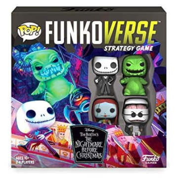 Funko Games Board 0-Base The Nightmare Before Christmas Funkoverse - Light Strategy Game for Ages 10...
