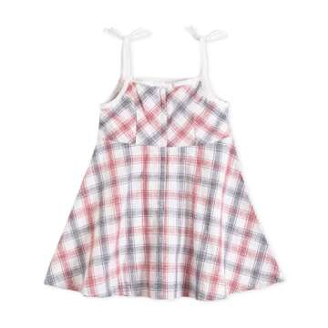 Hope & Henry Sleeveless Summer Dress for Girls – Organic Cotton