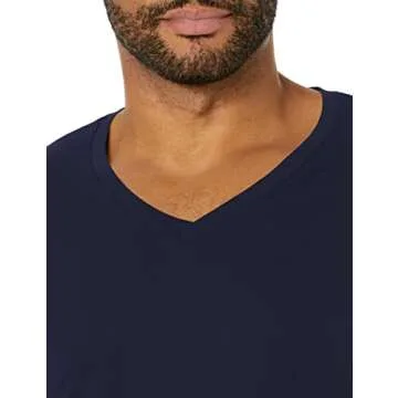 A|X Armani Exchange Men's Pima V Neck Tee for All Occasions