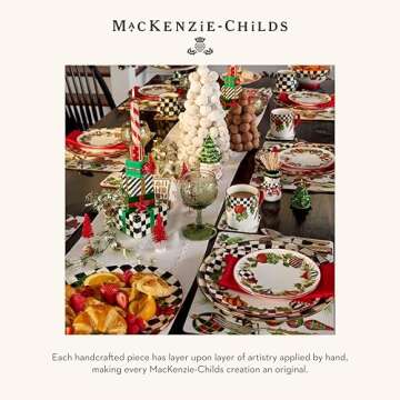 MacKenzie-Childs Holiday 2-Quart Tea Kettle for Festive Occasions