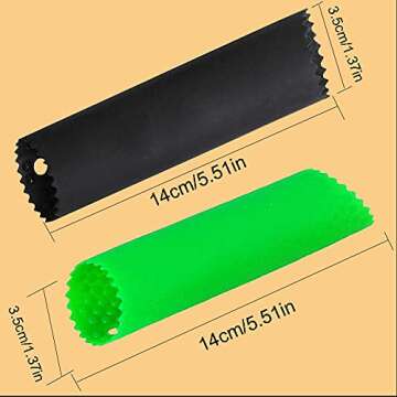 Maxracy 2 Set Silicone Garlic Peeler Easy Roller Tube for Odor-Free Cooking