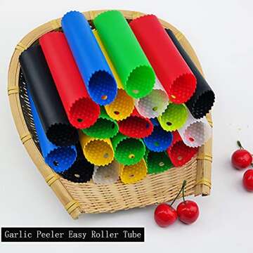 Maxracy Garlic Peeler: Easy Roller Tube for Quick Peeling