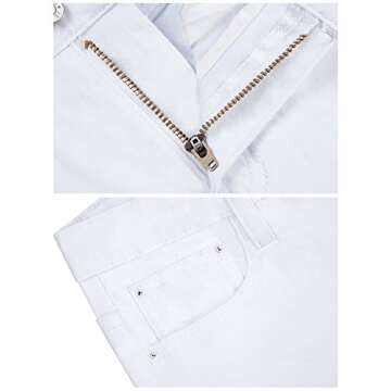 Stylish Women's High Waisted Ripped Skinny Jeans