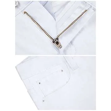 Stylish Women's High Waisted Ripped Skinny Jeans