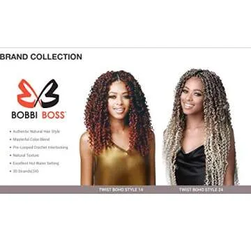 Bobbi Boss Passion Twist BOHO Style 24" 3X (T4/27/613)