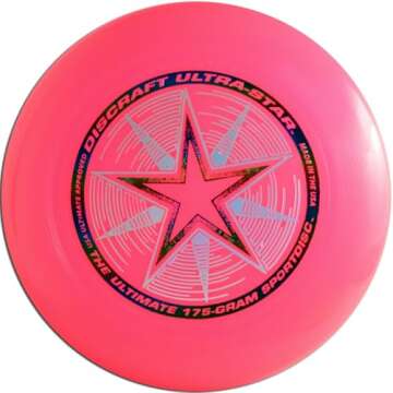 Discraft Ultrastar Sportdisc 175g Stock Ultimate Frisbee Sport Flying Disc Bright Orange