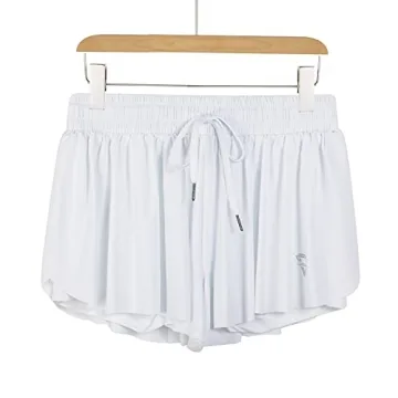 Shop Luogongzi 2-in-1 Flowy Mini Shorts for Comfort