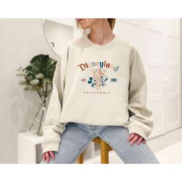 Retro And Friends Est 1955 Sweatshirt, Family Vacation Sweatshirt, Trend Sweatshirts For Women, Crewneck,Sweatshirts For Women. Funny Sweatshirt