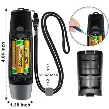 Adjustable ANIZR Electronic Whistle for Sports and Emergencies